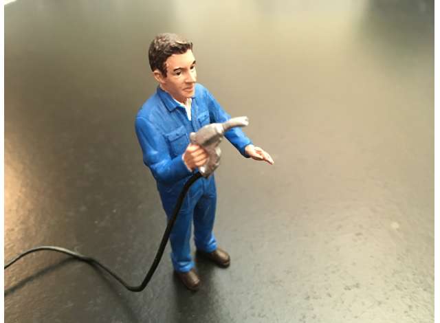 AT-Collections | Diorama items Figures | ADF32123 | 1/32 | Rene refueling tractor | 